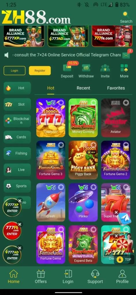 ZH88 Game Download Apk 