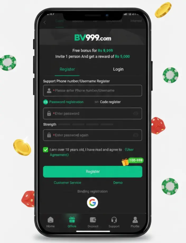 How to Login BV999 Game?