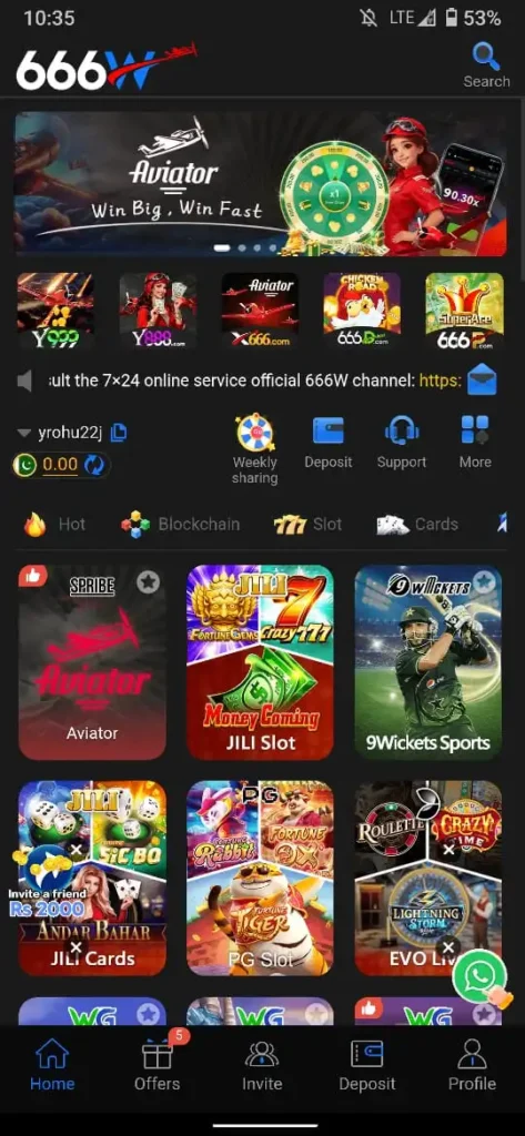 666W Game Download Apk