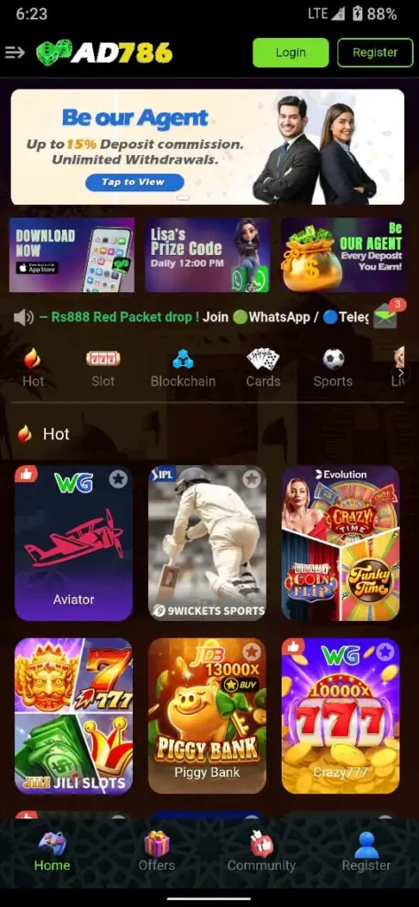 AD786 Game Download Real Official Earning App Free For Android